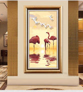 Painting by Numbers Flamingo Sunrise